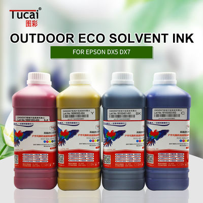 1000ml Bottled Outdoor Solvent Ink Epson For Epson DX5 DX7 Piezoelectric Printer
