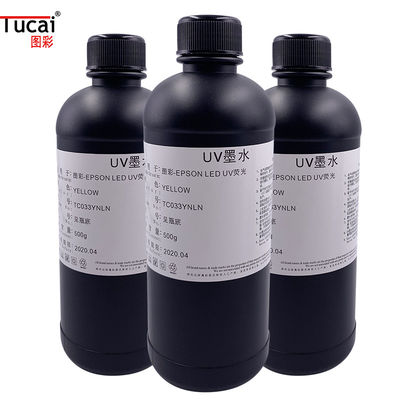 Epson Ink Cartridges Flatbed Printer Fluorescent Led Uv Ink For Epson