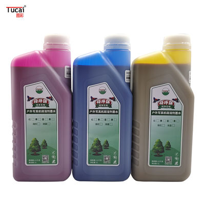 Wholesale odorless eco solvent ink for Epson DX4/DX5/DX6/DX7/XP600/TX800 print head for outdoor advertising, store adver