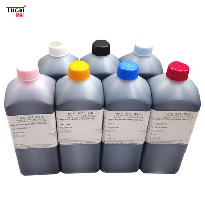 Printing is smooth and colorful. Tablet machine eco-solvent ink  for Epson R4880/7880/9880/7800/1390 for metal acrylic g