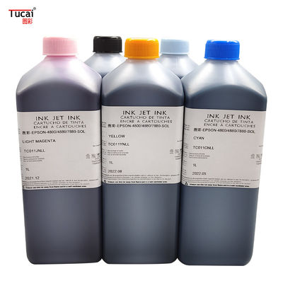 Printing is smooth and colorful. Tablet machine eco-solvent ink  for Epson R4880/7880/9880/7800/1390 for metal acrylic g