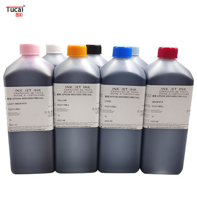 Printing is smooth and colorful. Tablet machine eco-solvent ink  for Epson R4880/7880/9880/7800/1390 for metal acrylic g