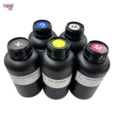 1000 Ml UV Ink High Scratch Resistance BK/CY/MG/YL/WH For Epson I3200 Printhead