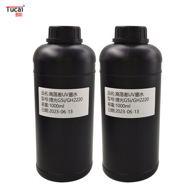 High quality and good price 5 colors High drop UV ink for Ricoh G5i/GH2220 for plastic leather acrylic metal