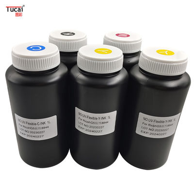 Seiko/Konica/Toshiba/Ricoh G5/G6 Head Soft UV Ink Low Odor Smooth Printing For Leather/PVC/Wallpaper