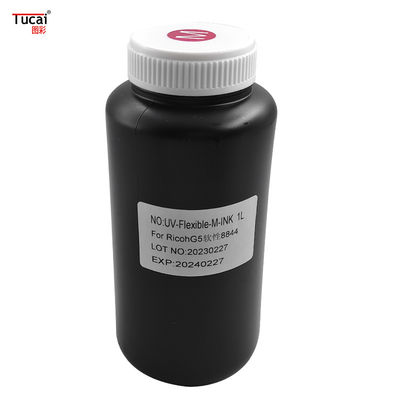 Seiko/Konica/Toshiba/Ricoh G5/G6 Head Soft UV Ink Low Odor Smooth Printing For Leather/PVC/Wallpaper