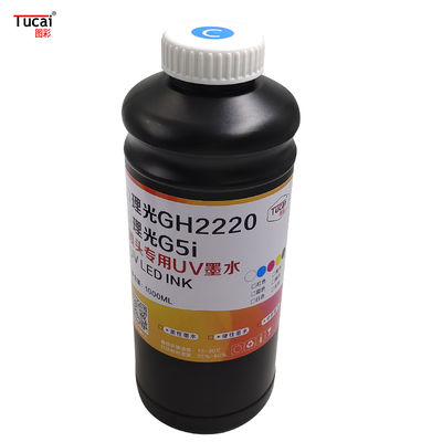 1L  Environmentally Friendly Low Odor Smooth Printing UV Ink For Ricoh G5i Printhead