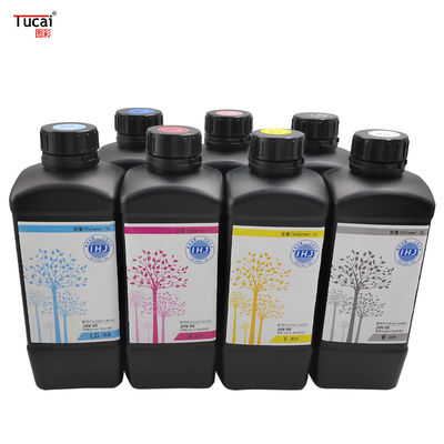 Low Odor 1L/Bottle Ricoh G4G5G6 Uv Ink For Toshiba Printhead Of BK/CY/MG/YL/WH Color