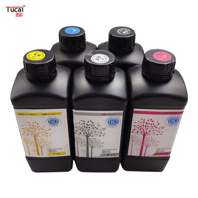 Low Odor 1L/Bottle Ricoh G4G5G6 Uv Ink For Toshiba Printhead Of BK/CY/MG/YL/WH Color