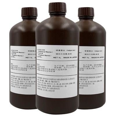 Smooth Black Ricoh Ink 1000ml/Bottle Label Printer Uv Ink For Label Printing